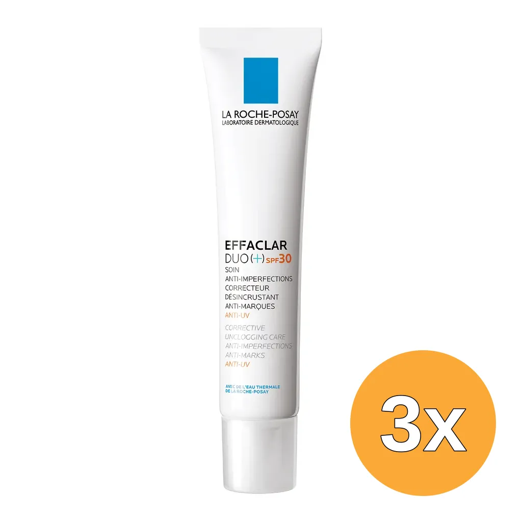 3x La Roche-Posay Effaclar Duo Plus SPF 30 (40 ml)