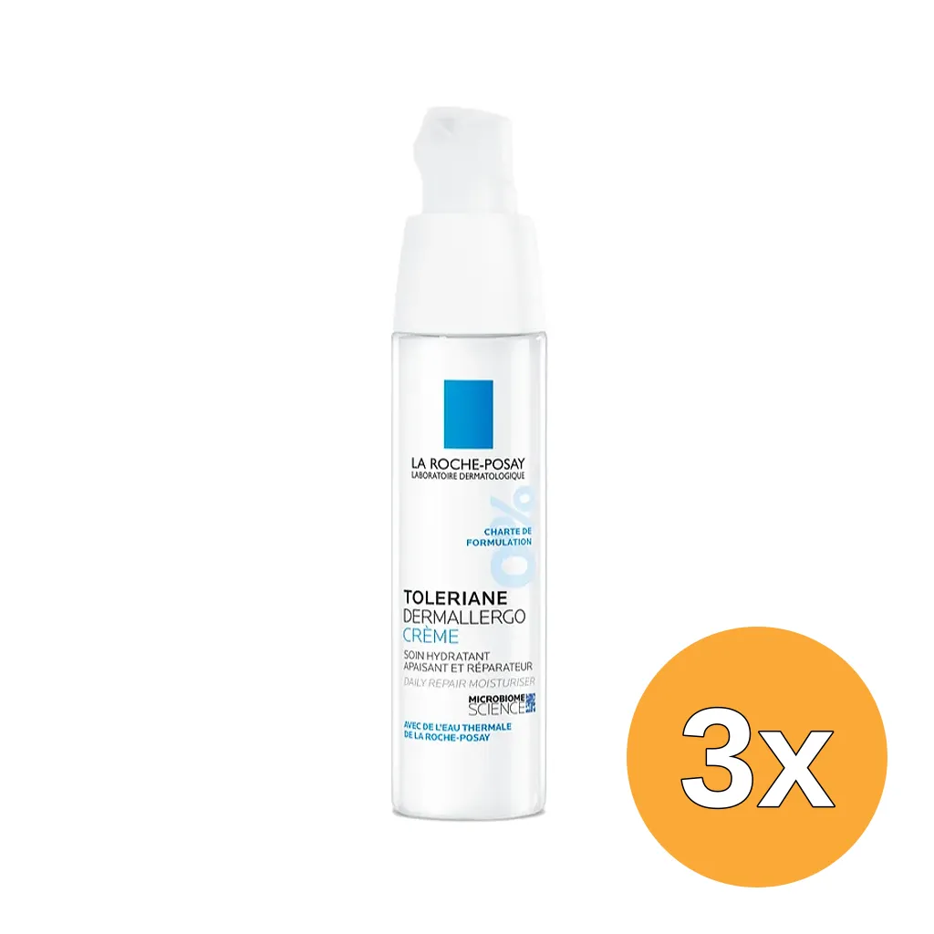3x La Roche-Posay Toleriane Dermallergo Daily Repair Moisturizer (40 ml)