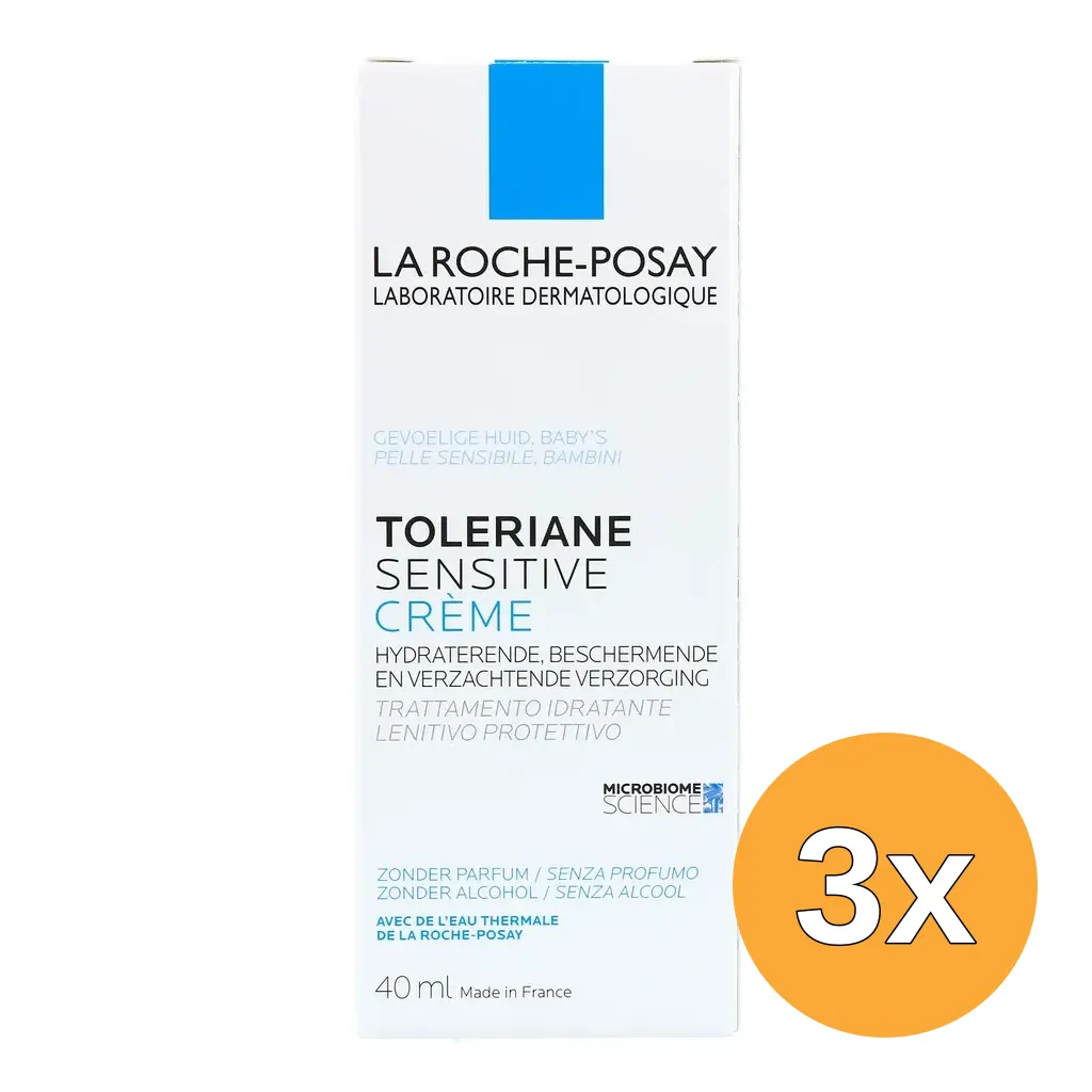3x La Roche-Posay Toleriane Sensitive Crème (40 ml)