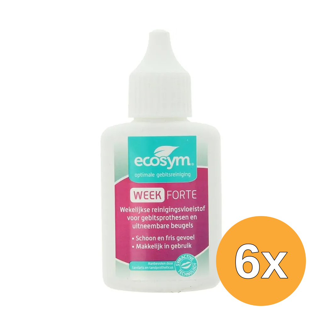 6x Ecosym Weekbehandeling Forte Mini (20 ml)