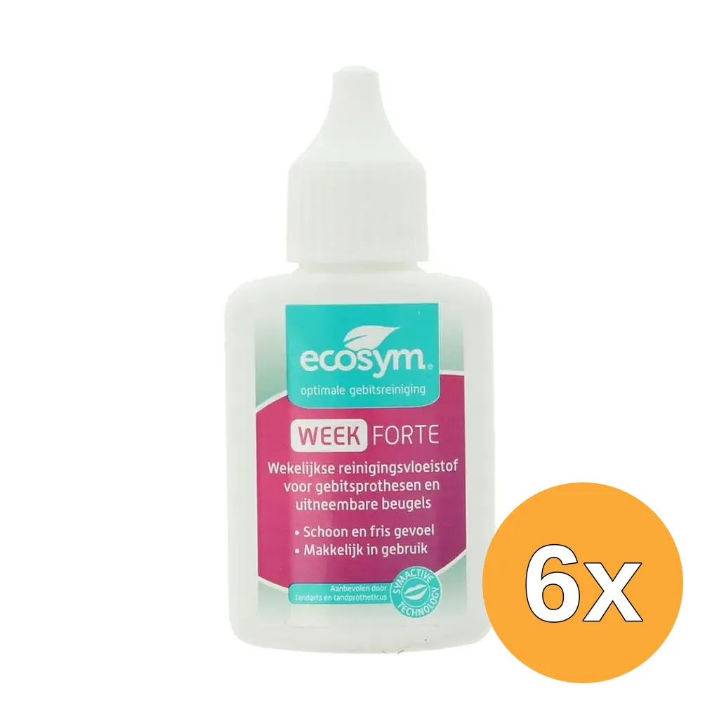 6x Ecosym Weekbehandeling Forte Mini (20 ml)