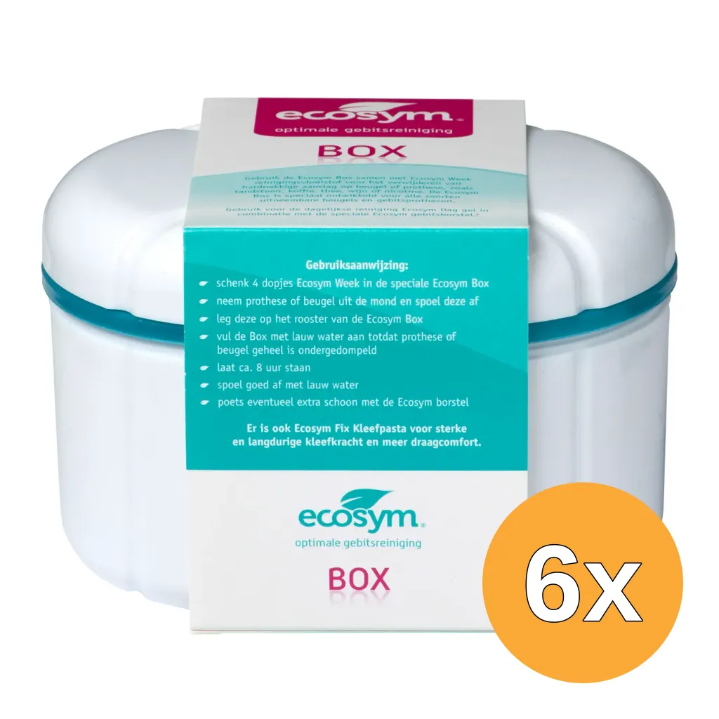 6x Ecosym Weekbehandeling gebitsbakje (1 stuk)
