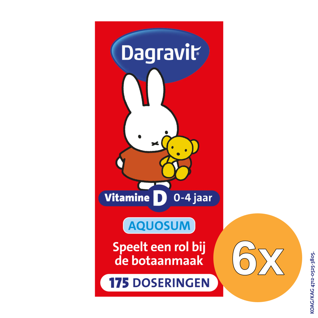 6x Dagravit Dagravit Kids Vitamine D Aquosum (25 ml)