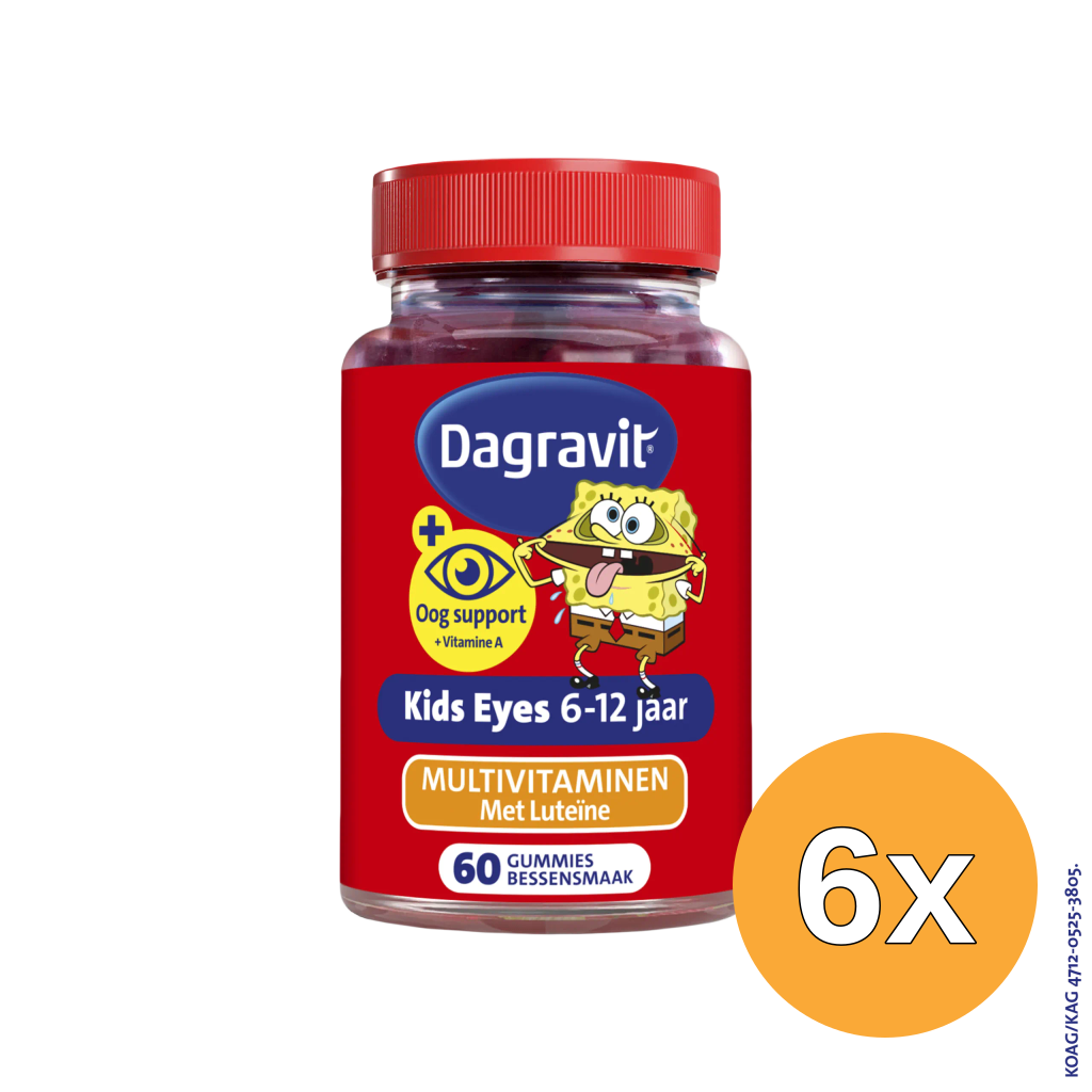 6x Dagravit Kids Xtra Eyecare (60 stuks)
