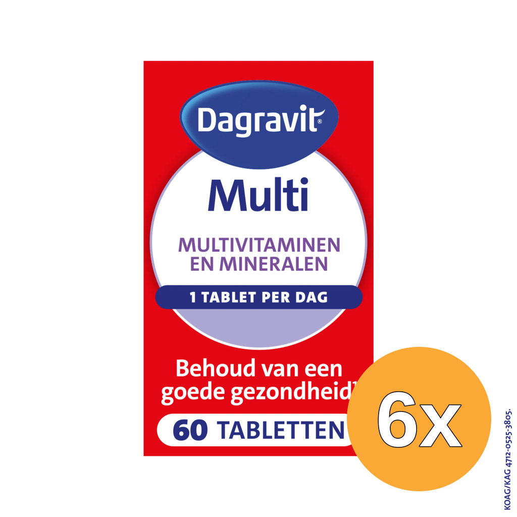 6x Dagravit Multi Elke Dag (60 tabletten)