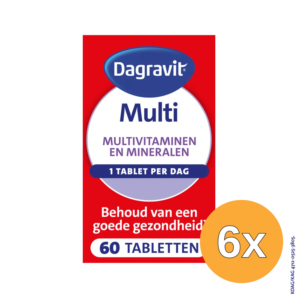 6x Dagravit Multi Elke Dag (60 tabletten)