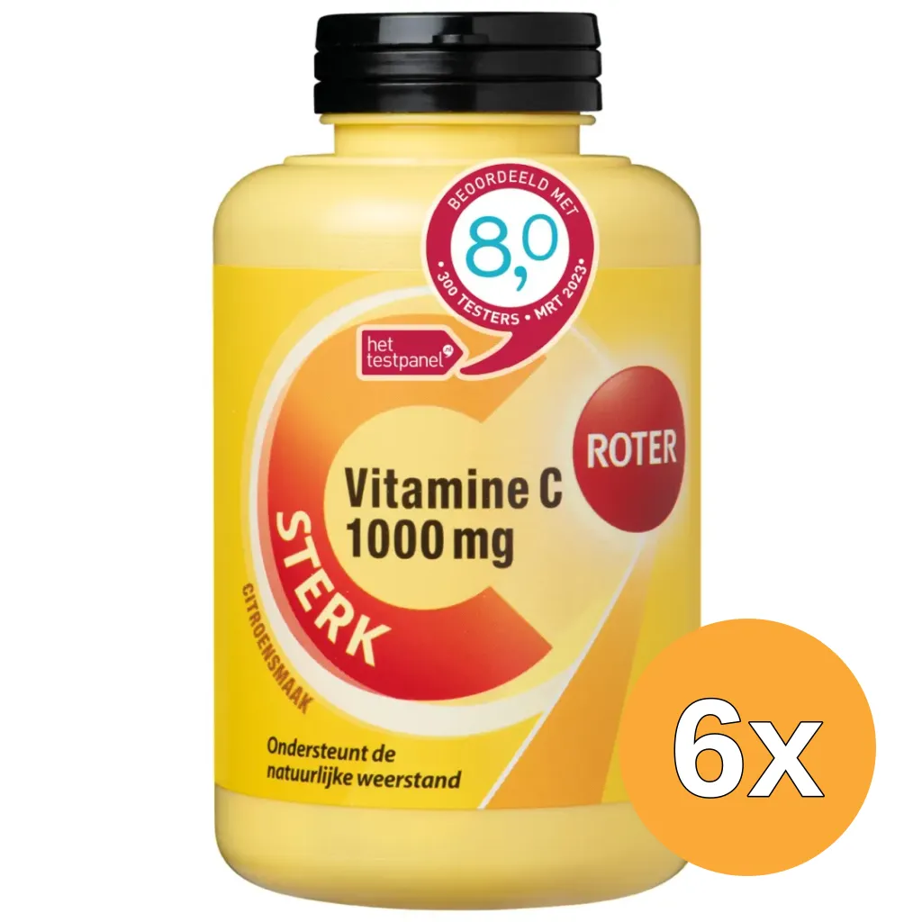 6x Roter Vitamine C 1000 mg sterk (50 kauwtabletten)