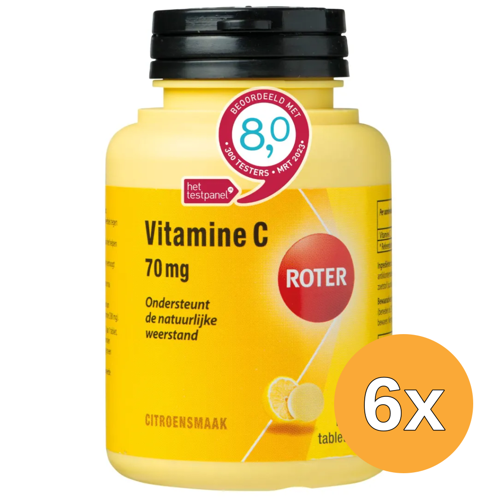 6x Roter Vitamine C 70 mg kauwtablet (400 tabletten)