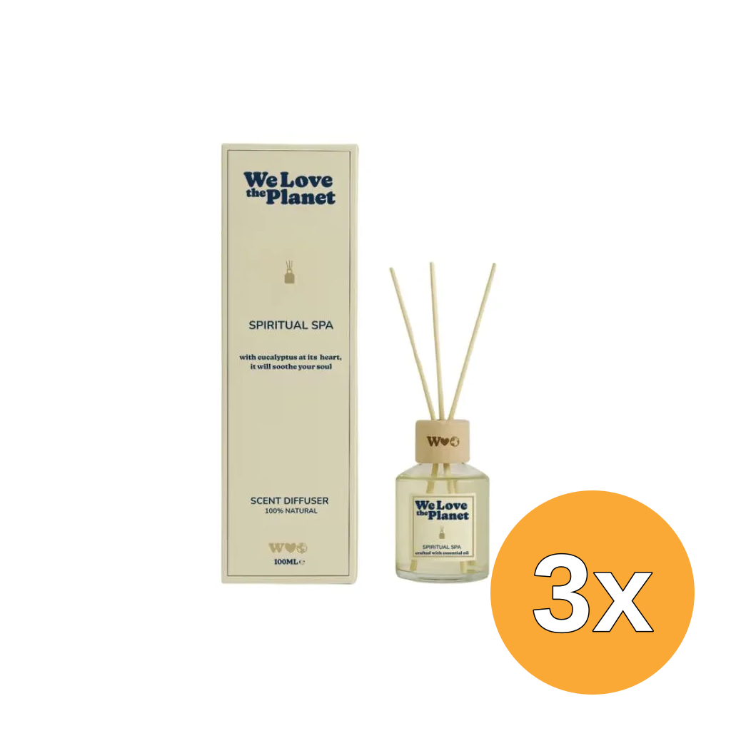 3x We Love The Planet Scent Diffuser - Spiritual Spa (250 ml)