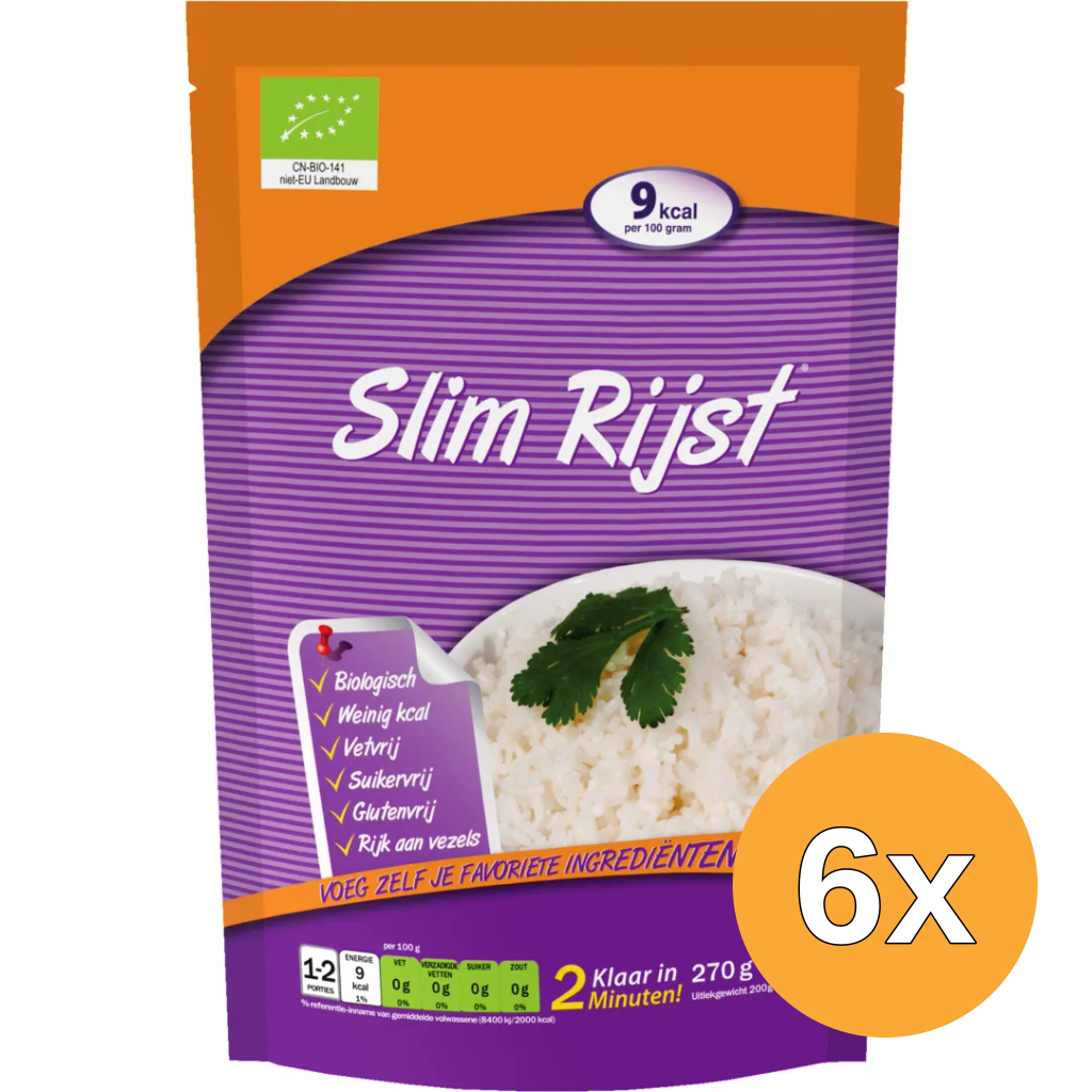 6x Eat Water Slim Pasta Rijst Bio (270 gr)