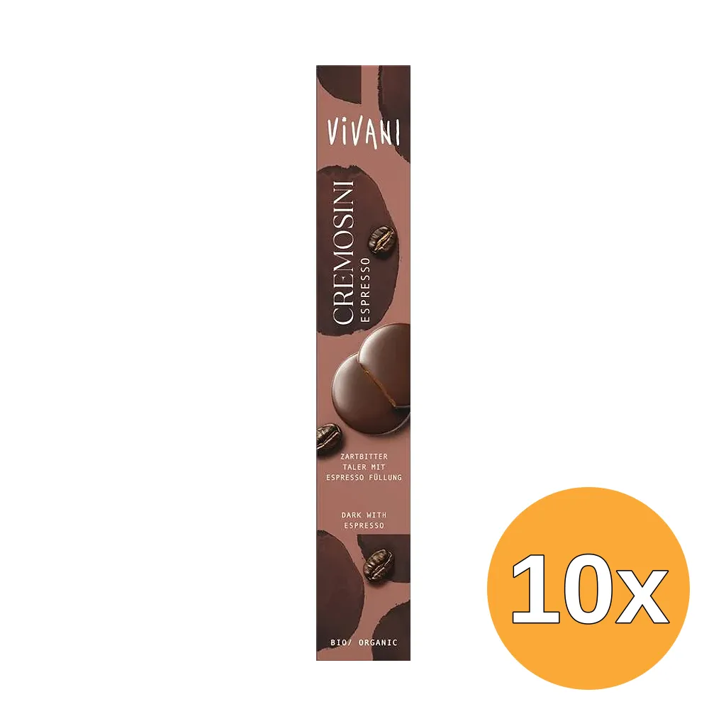 10x Vivani Cremosini Espresso Bio (100 gr)