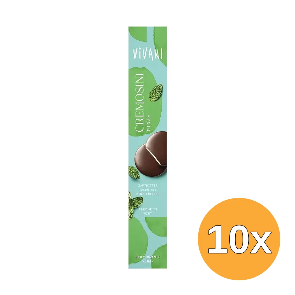 10x Vivani Cremosini Mint Bio (100 gr)