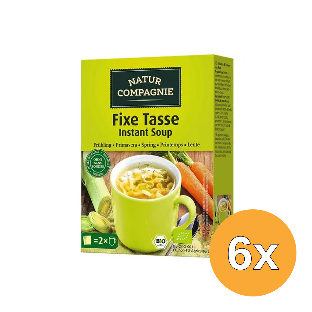 6x Natur Compagnie 1 Kop Soep Lente Bio (2 Stuks)