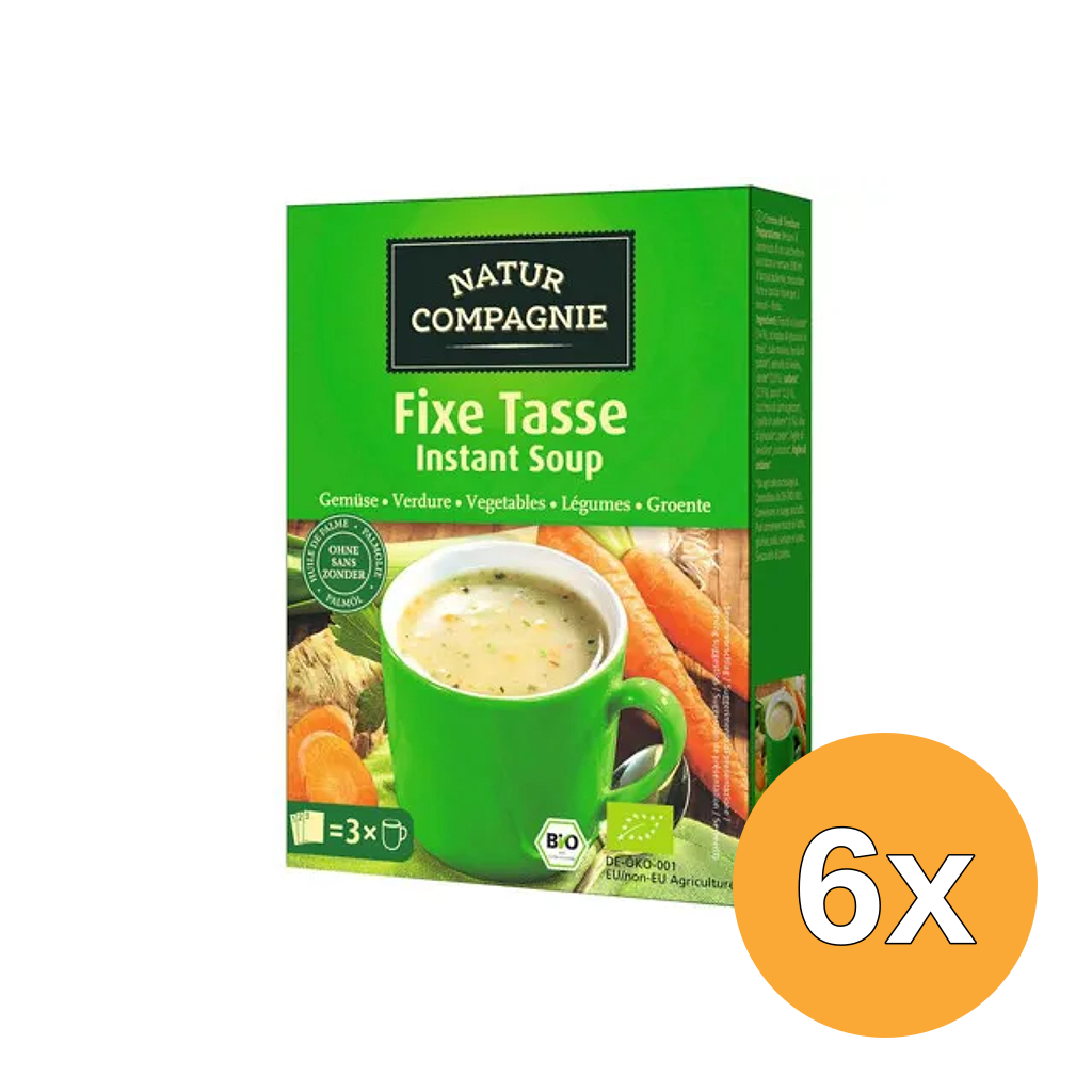 6x Natur Compagnie Snack Soepgroente Bio (54 gr)