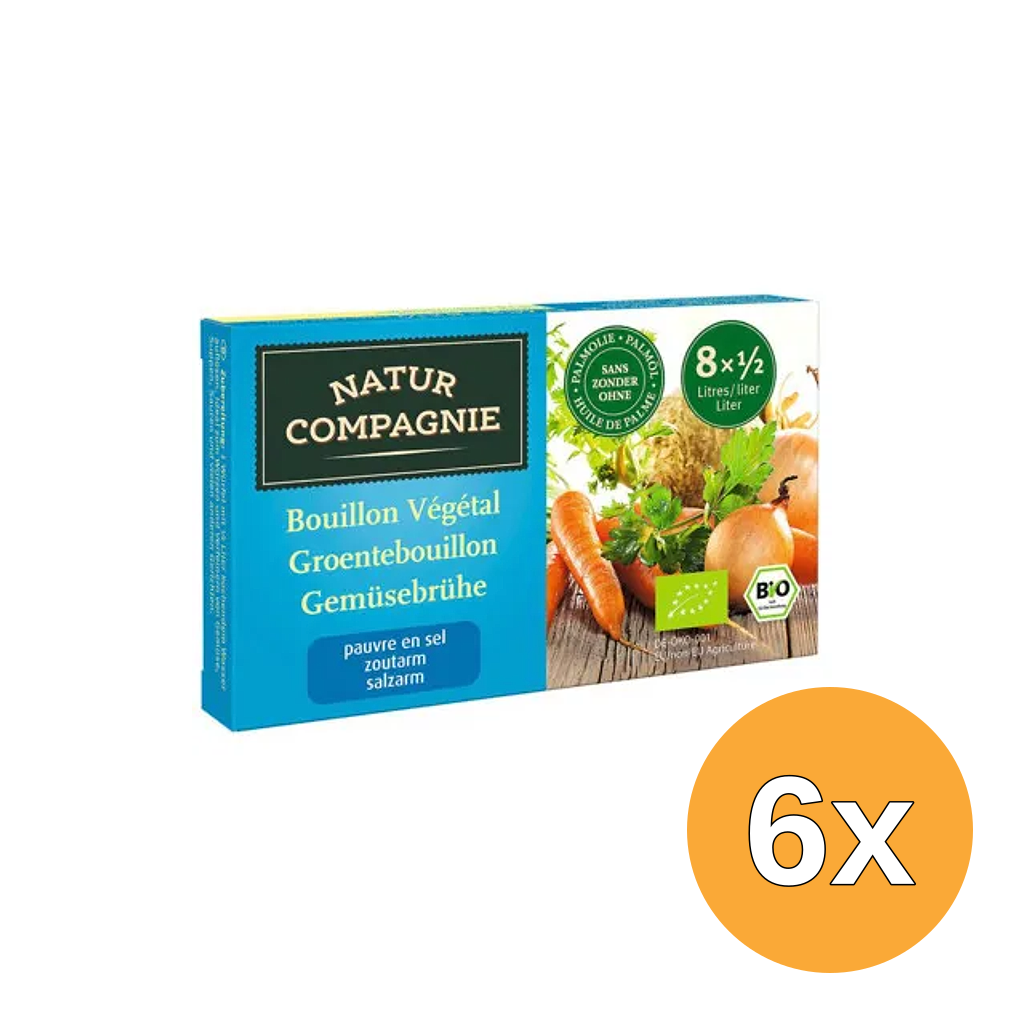 6x Natur Compagniegroentebouillon Bio (68 gr)