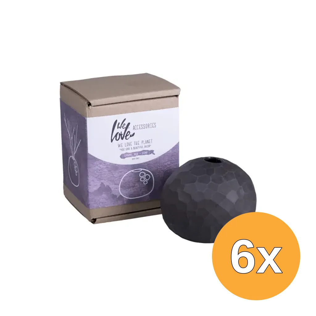 We Love The Planet 6x We Love Ceramic Vase Stone For Diffuser Sticks (1 stuk)