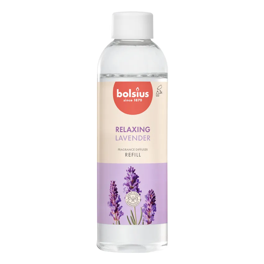 Bolsius True Scents Fragrance Diffuser Refill Lavendel (180 ml)
