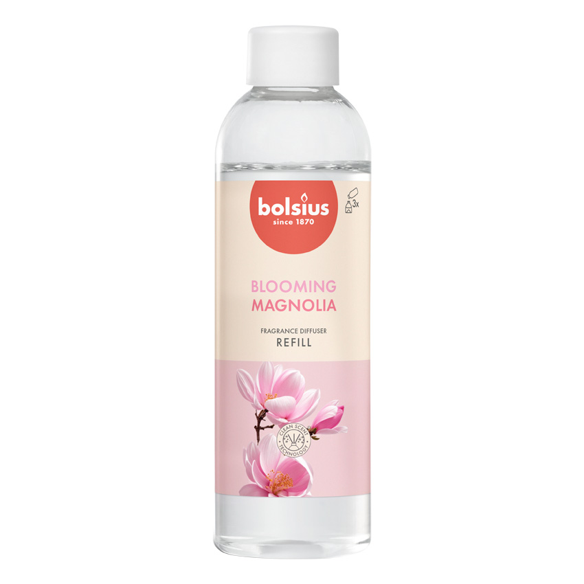 Bolsius True Scents Fragrance Diffuser Refill Magnolia (180 ml)