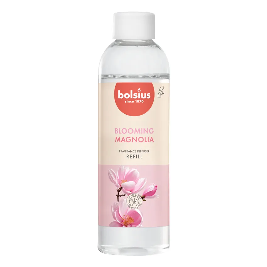Bolsius True Scents Fragrance Diffuser Refill Magnolia (180 ml)
