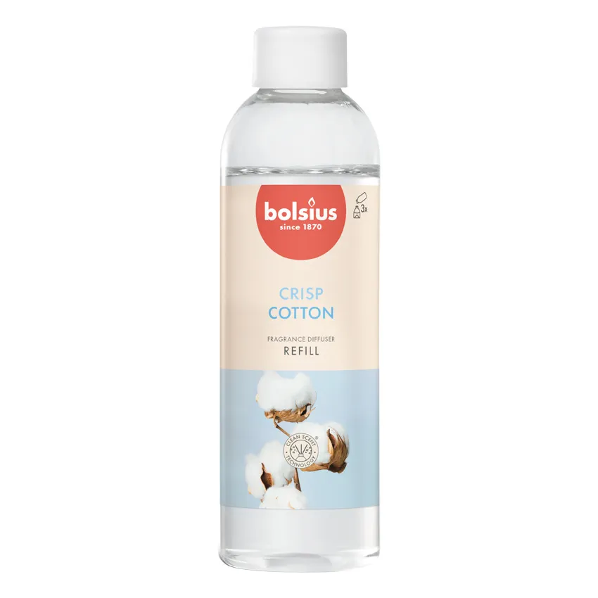 Bolsius True Scents Fragrance Diffuser Refill Cotton (180 ml)