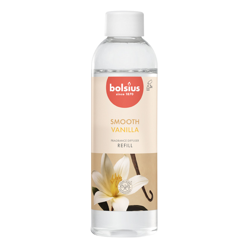 Bolsius True Scents Fragrance Diffuser Refill Vanille (180 ml)