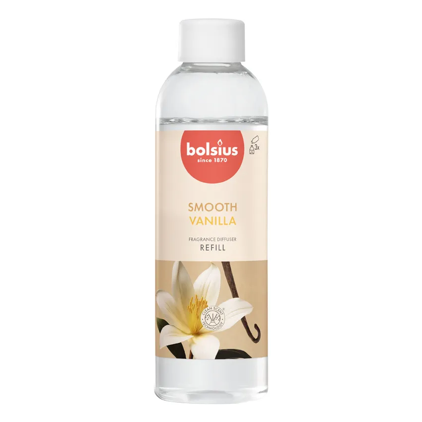 Bolsius True Scents Fragrance Diffuser Refill Vanille (180 ml)