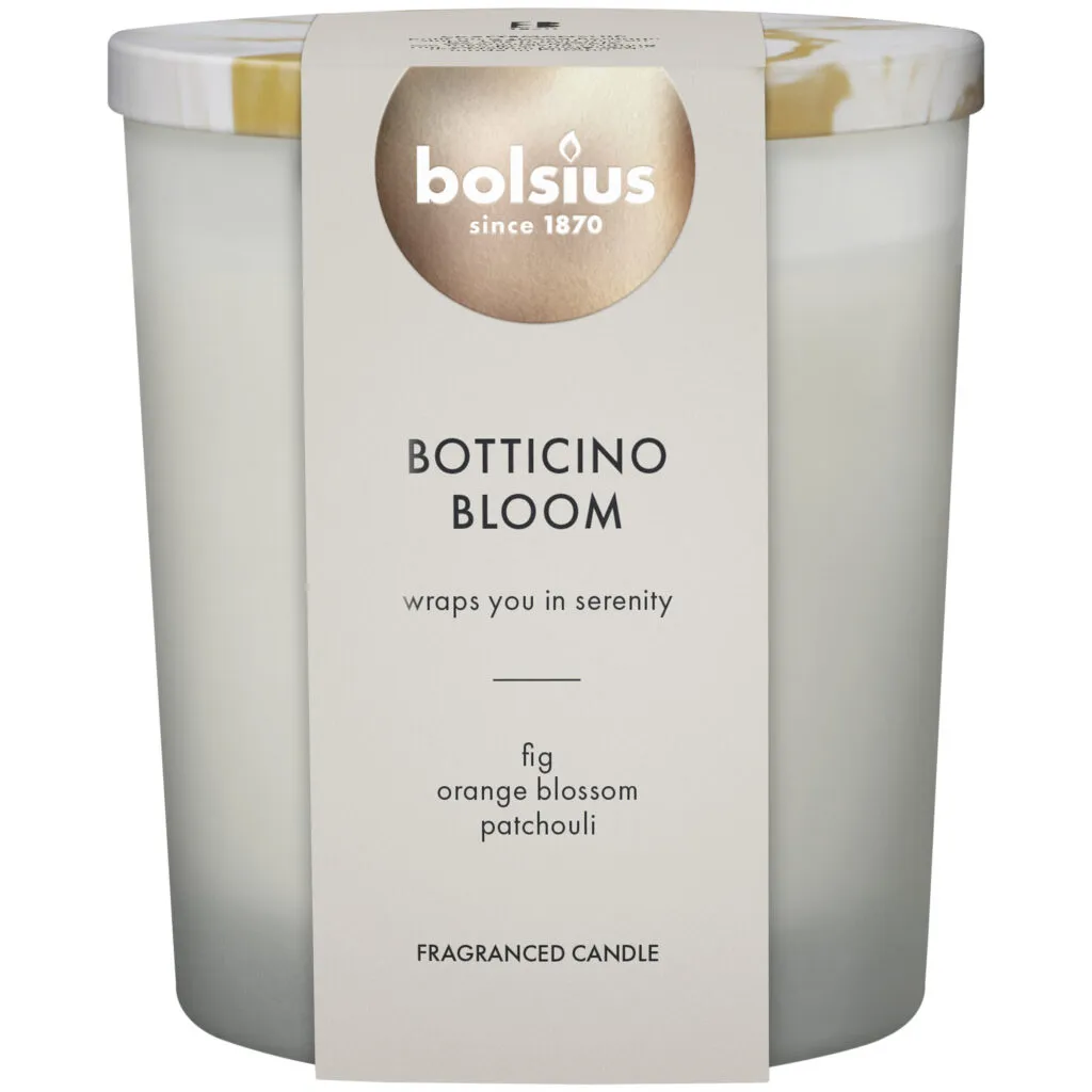 Bolsius Geurglas 110/96 Mm Botticino Bloom (1 Stuk)