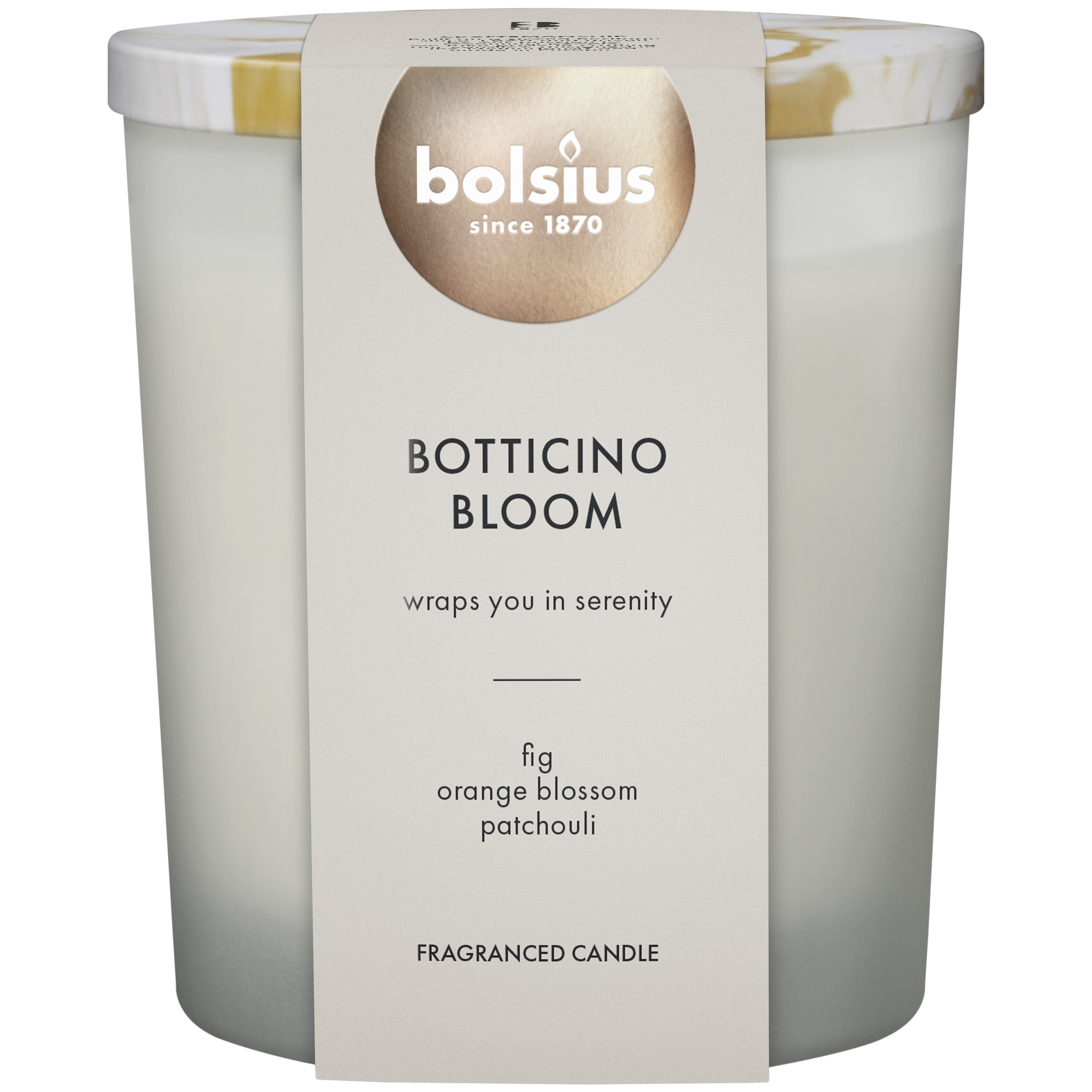 Bolsius Geurglas 110/96 Mm Botticino Bloom (1 Stuk)