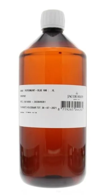 Jacob Hooy Pepermunt olie (1000 ml)