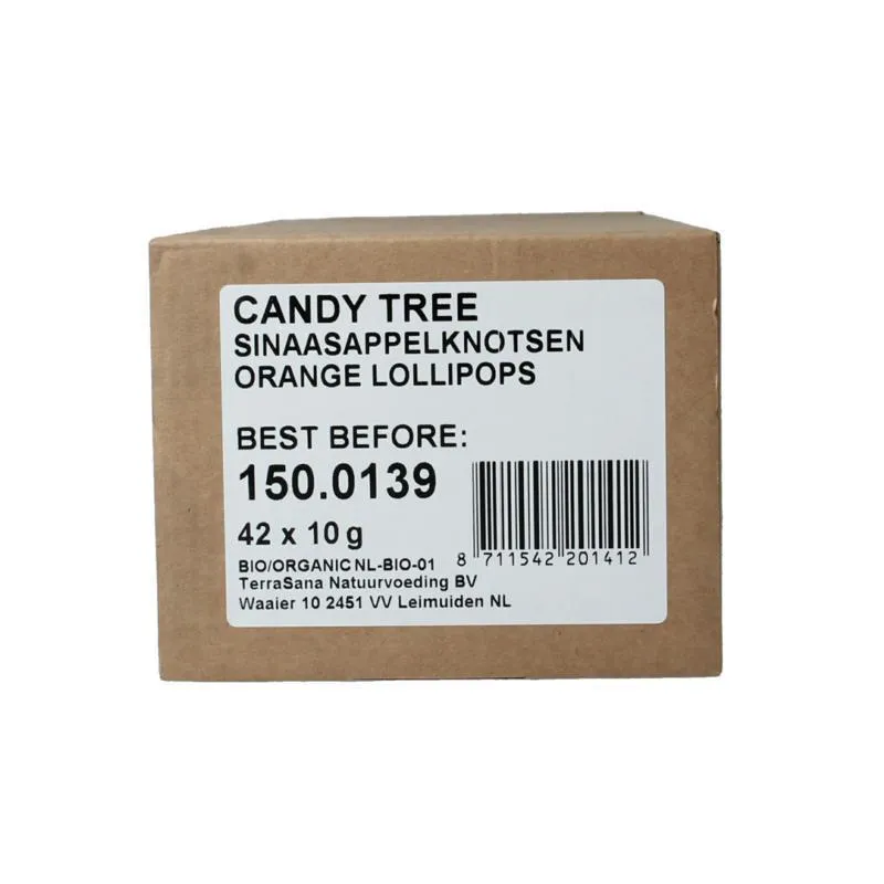 Candy Tree Sinaasappelknotsen navul bio 42st (42 x 10 gr)