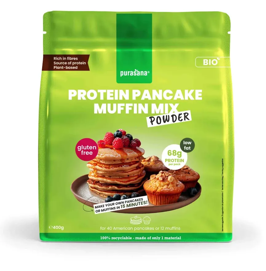 Purasana Protein Pancake - Muffin Mix Bio (400 gr)