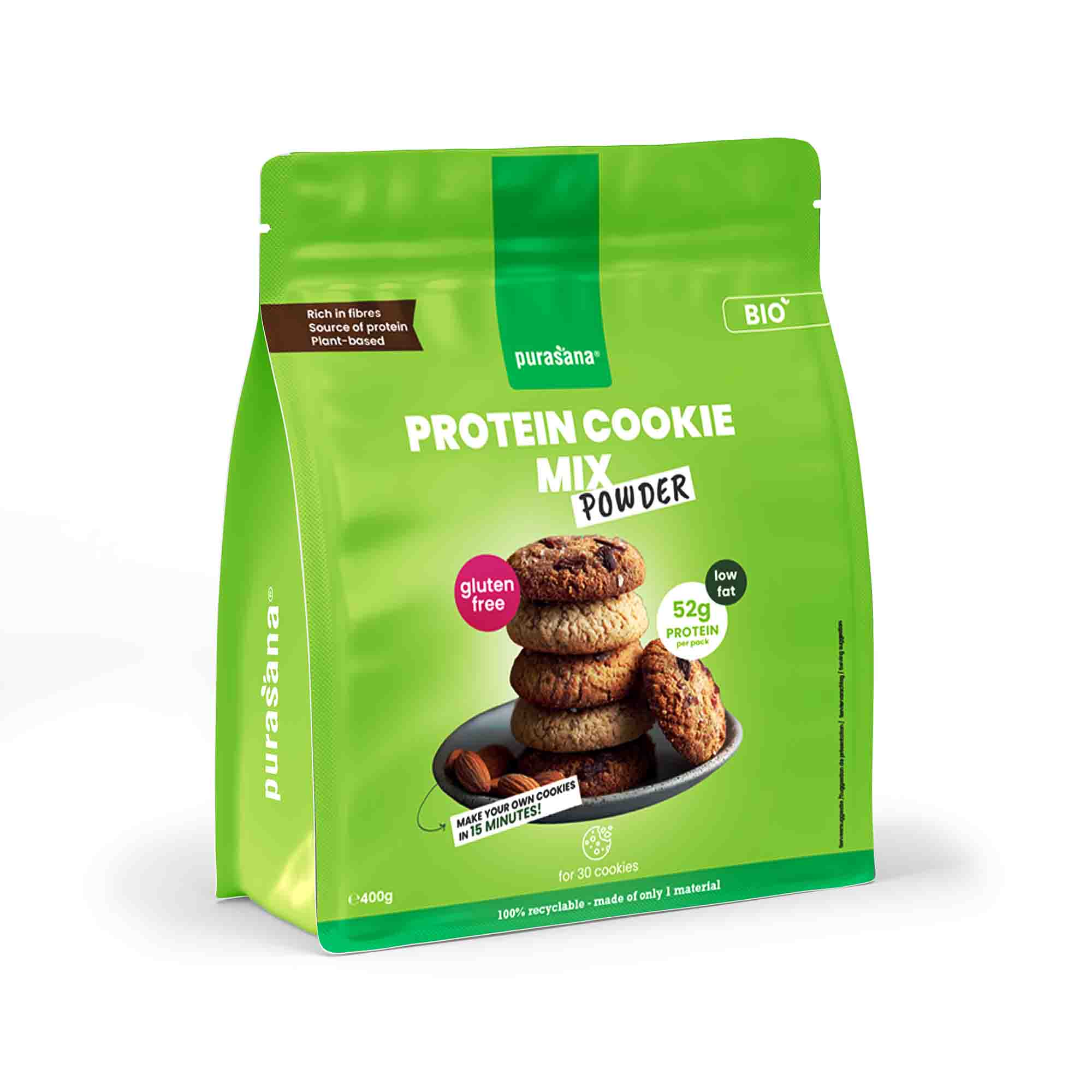 Purasana Protein Cookie Mix Bio (400 gr)