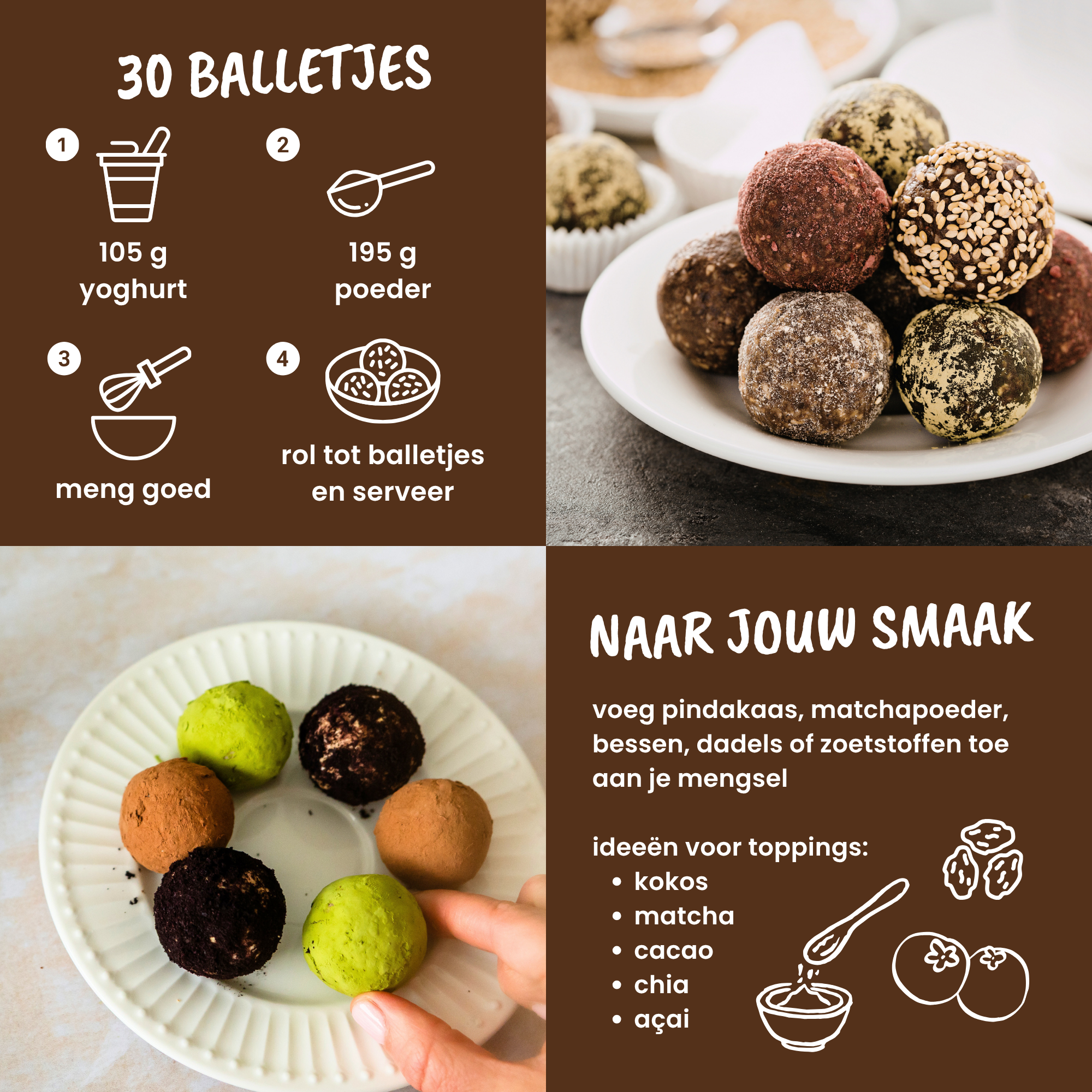 Purasana Energy Balls Mix Bio (390 gr) - image 6