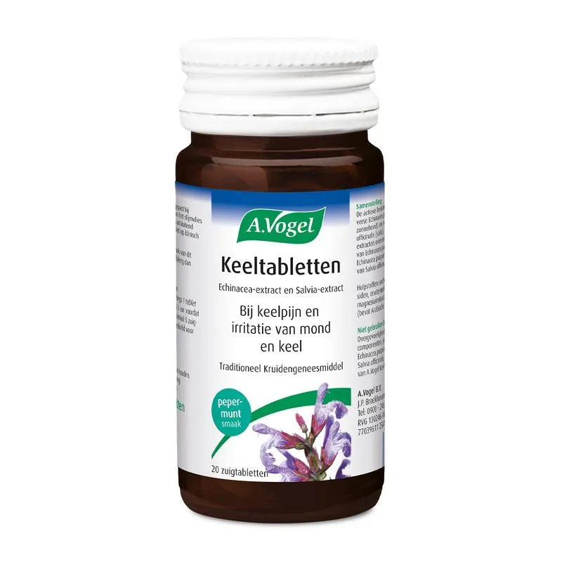 A.Vogel Keeltablet (20 tabletten)