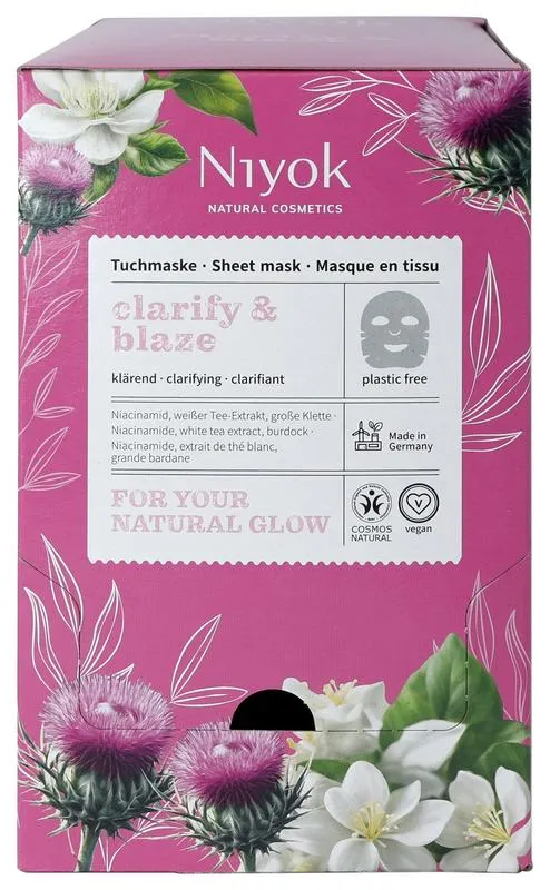 Niyok Sheet Mask Clarify & Blaze (10 ml)
