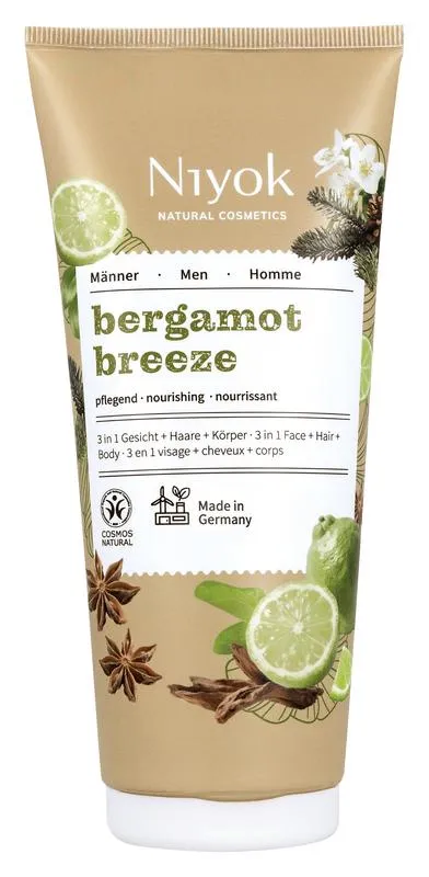 Niyok Shower Gel Men Bergamot Breeze 3 in 1 (200 ml)