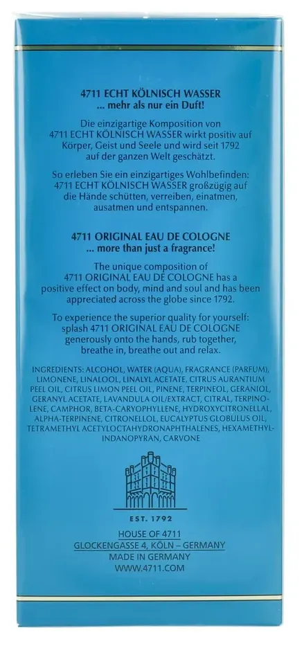 4711 Original Eau De Cologne Splash (300 ml)