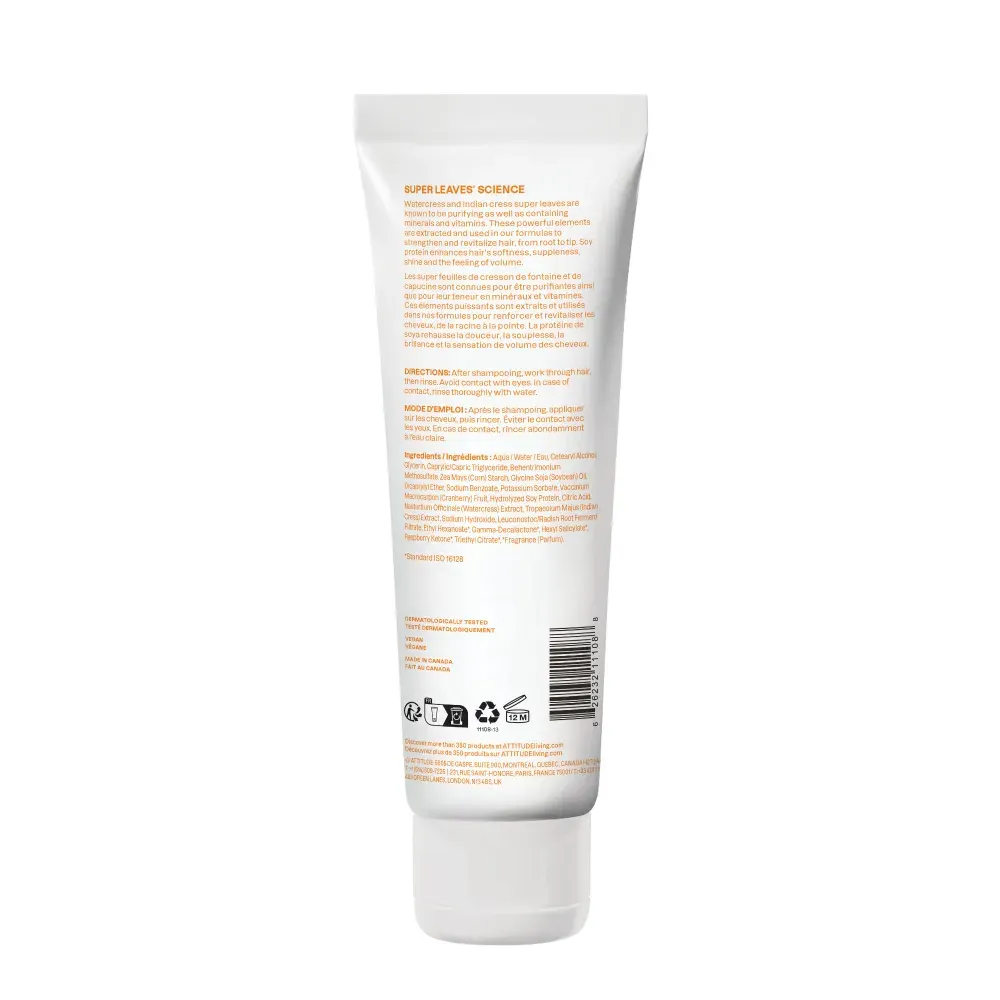Attitude Super Leaves Conditioner Volume & Shine Soy Protein & Cranberries (240 ml)