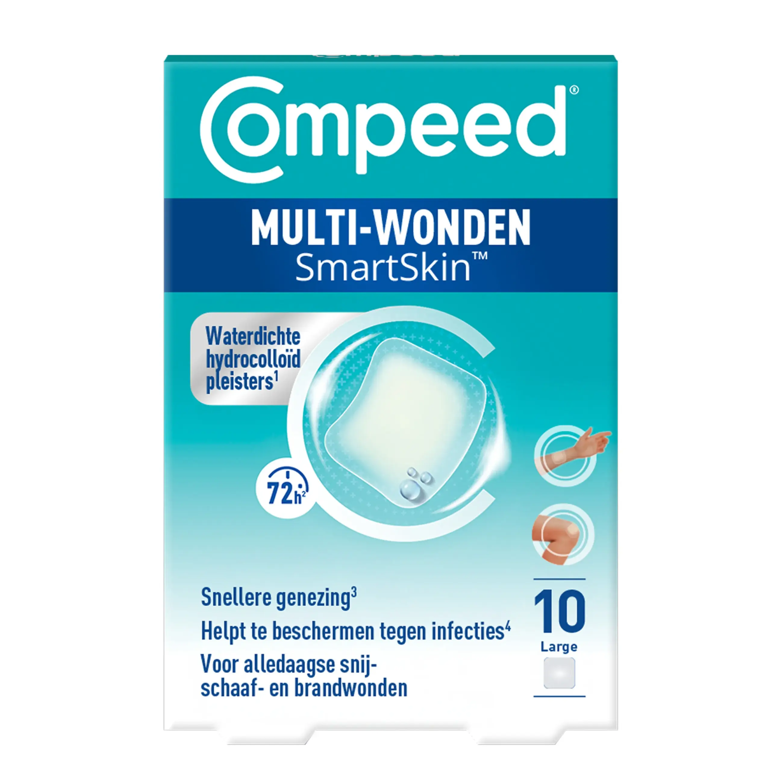 Compeed Smartskin Multi-wond Large (10 stuks)