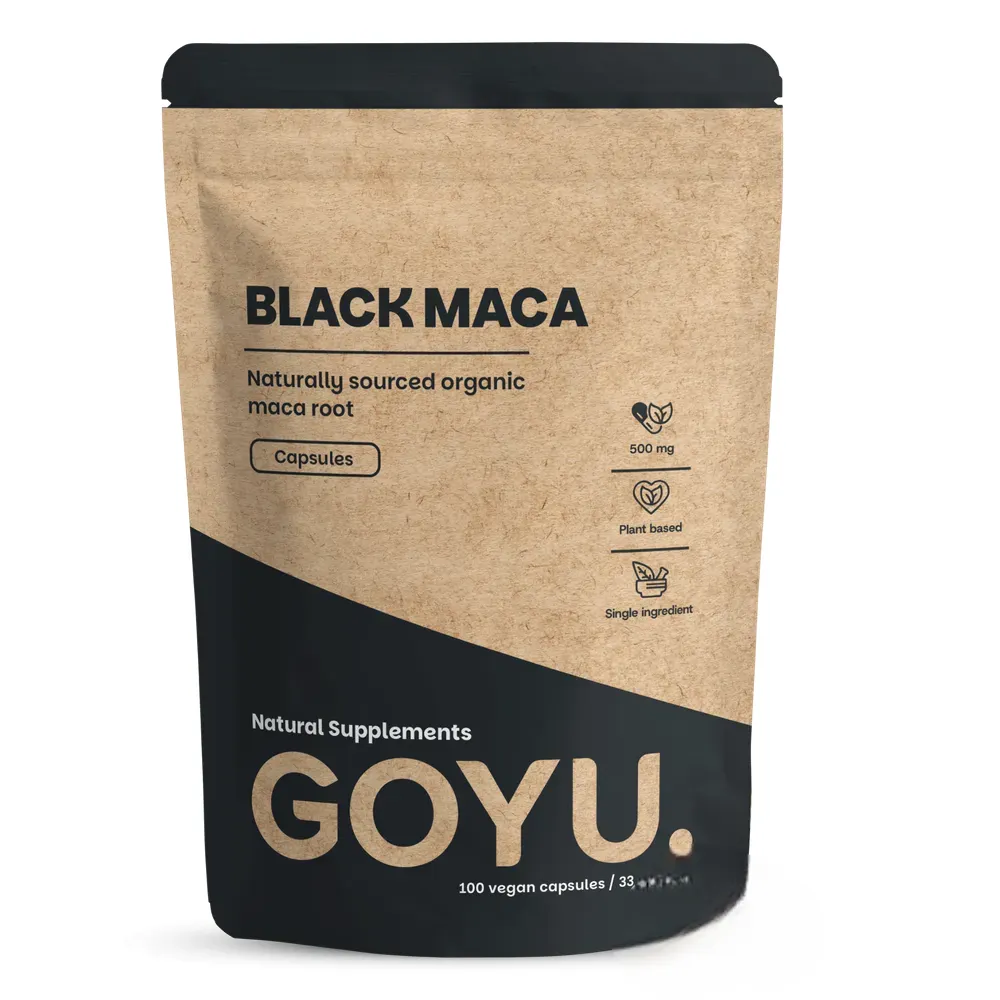 Goyu Zwarte MACA Capsules Biologisch (100 capsules)