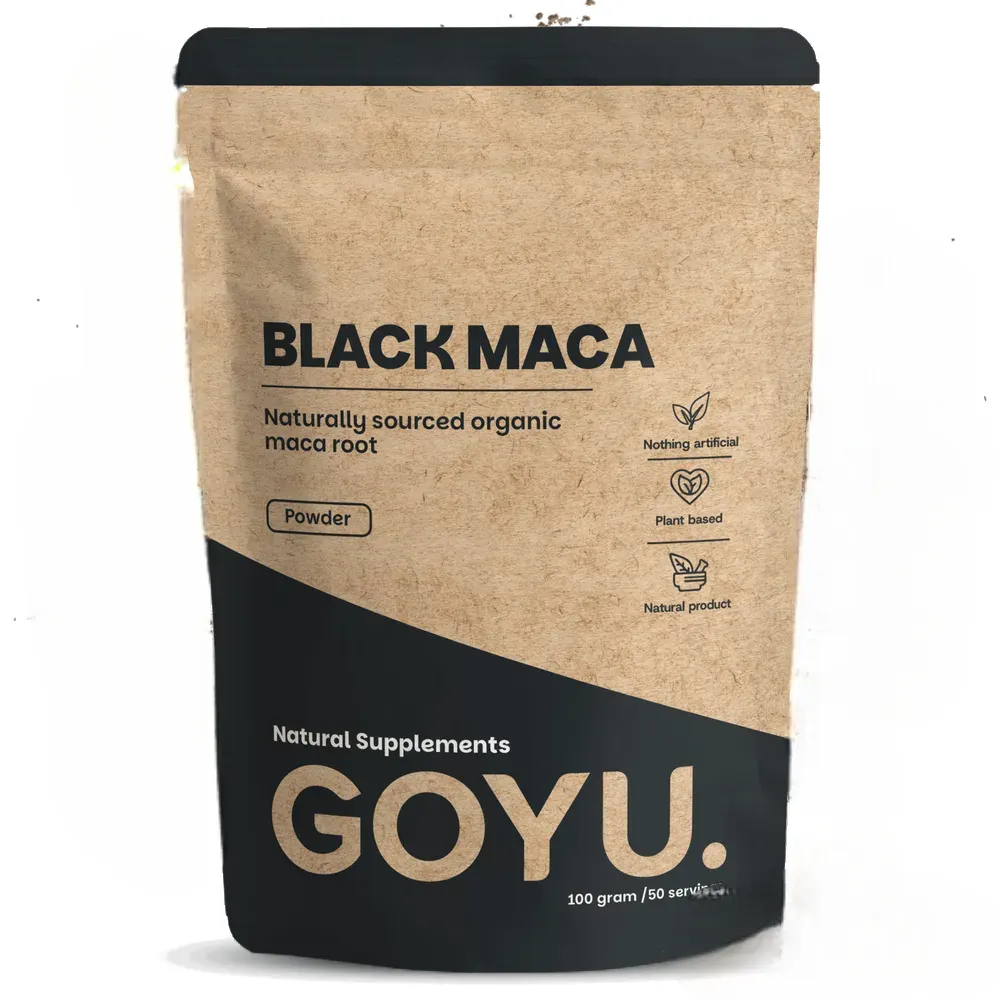 Goyu Zwarte MACA Poeder Biologisch (100 gr)