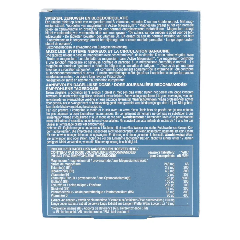 New Nordic Active Magnesium Citrate (60 tabletten)
