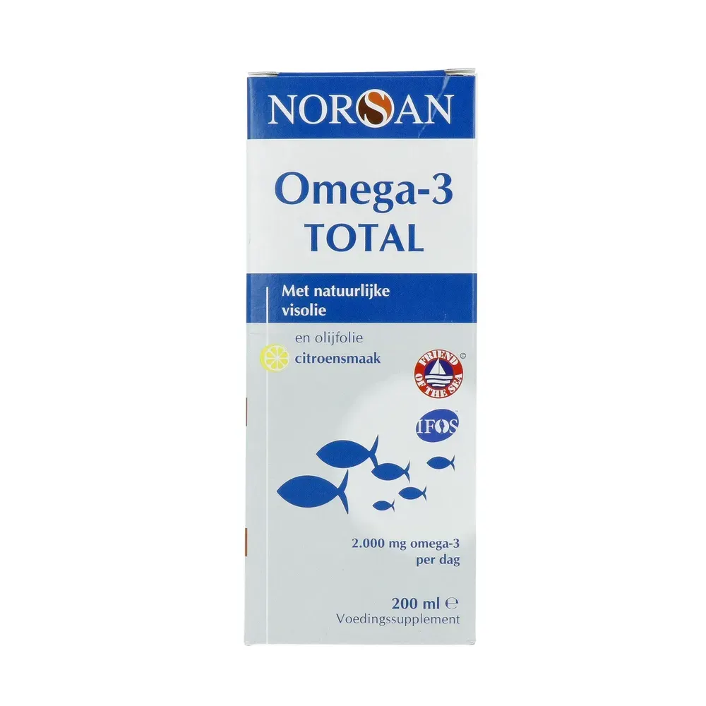 Norsan Omega-3 Total Visolie Citroen (200 ml)