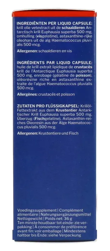 Nutrisan Krill Olie Capsules (60 capsules) - image 3