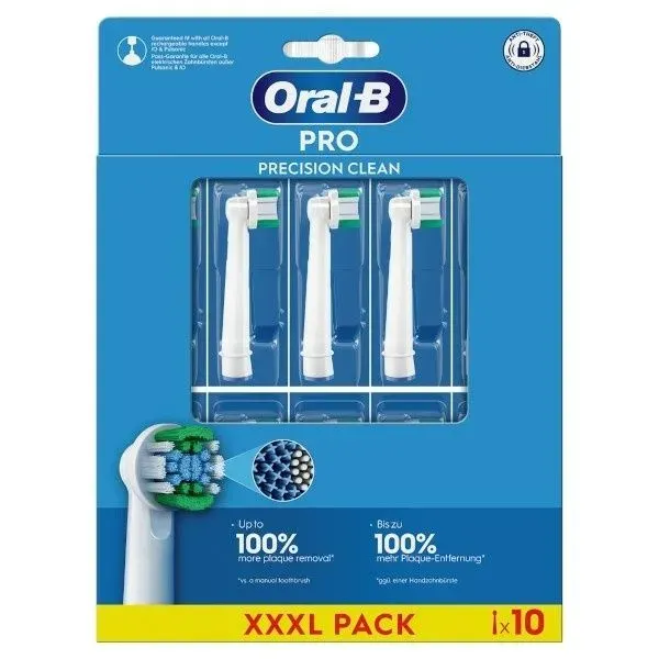Oral B Opzetborstels Precision Clean Wit (10 stuks)
