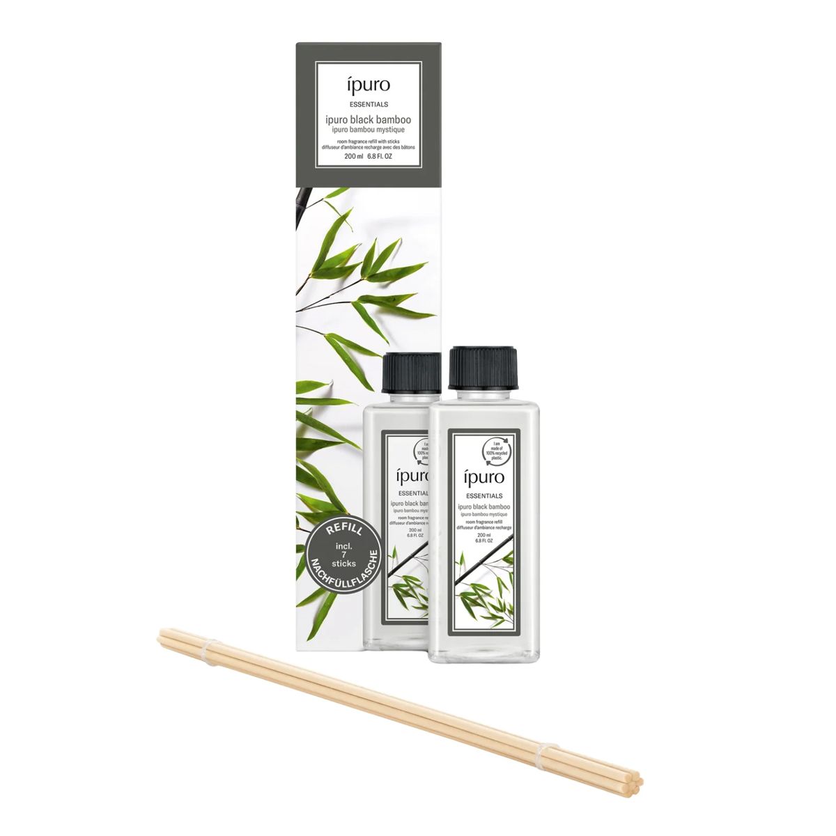 Ipuro Black Bamboo Refill (200 ml) - image 2