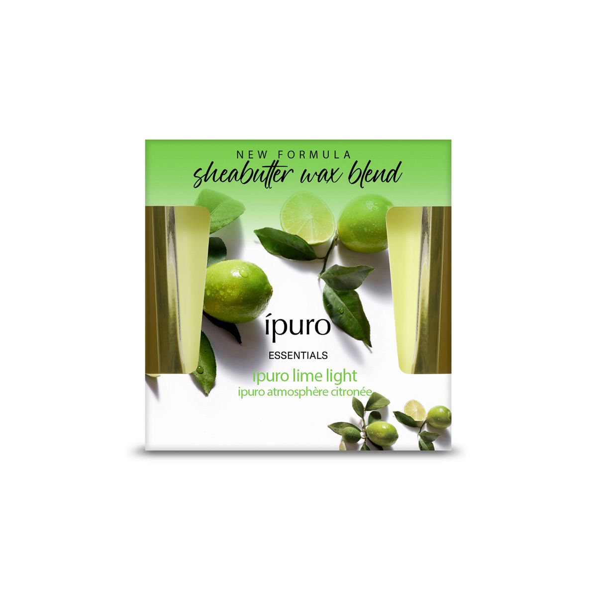 Ipuro Lime Light Geurkaars (125 gr)