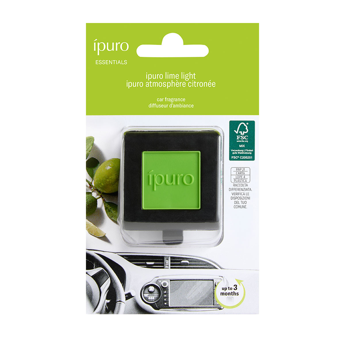 Ipuro Car Line Lime Light (1 stuk)