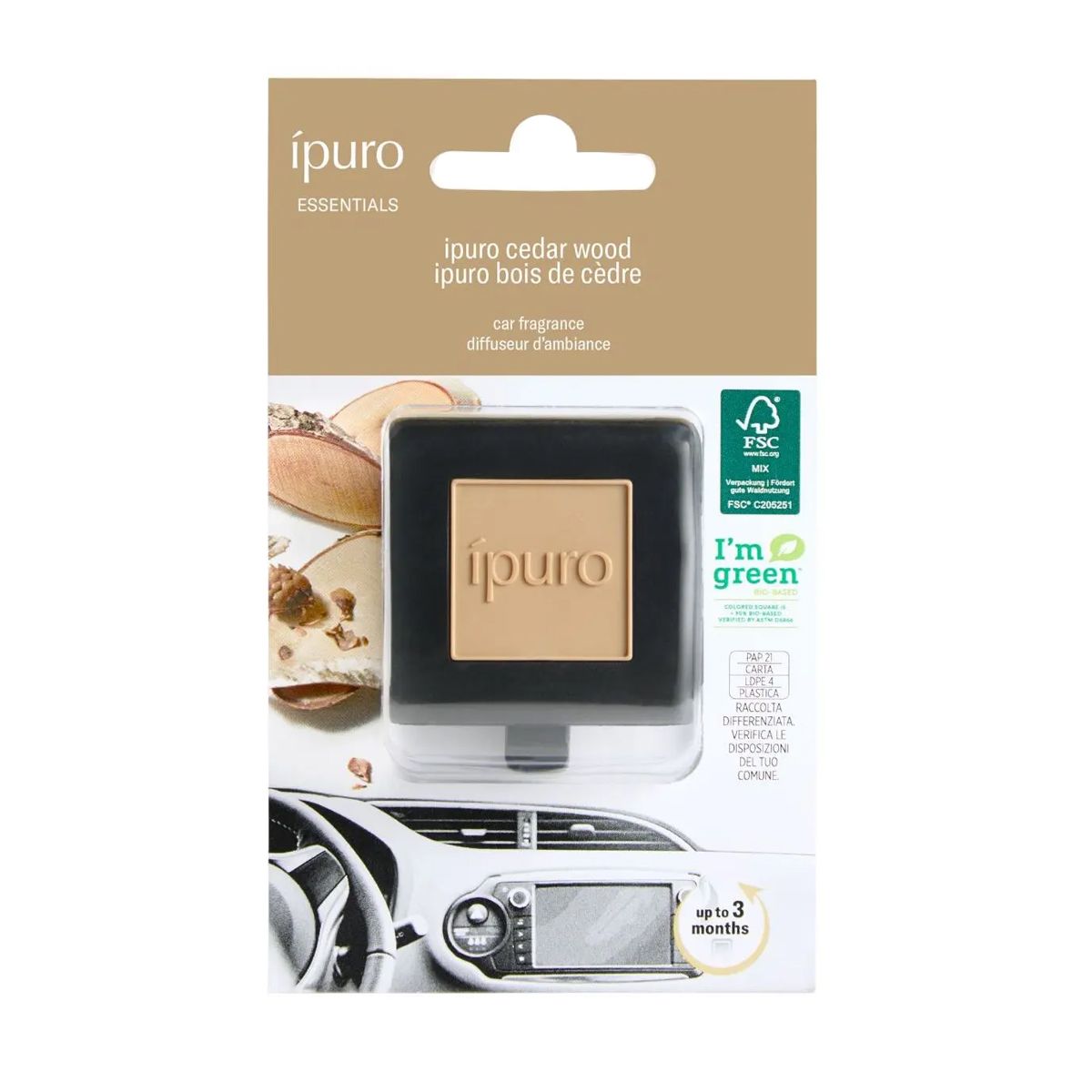Ipuro Car Line Cedar Wood (1 stuk)