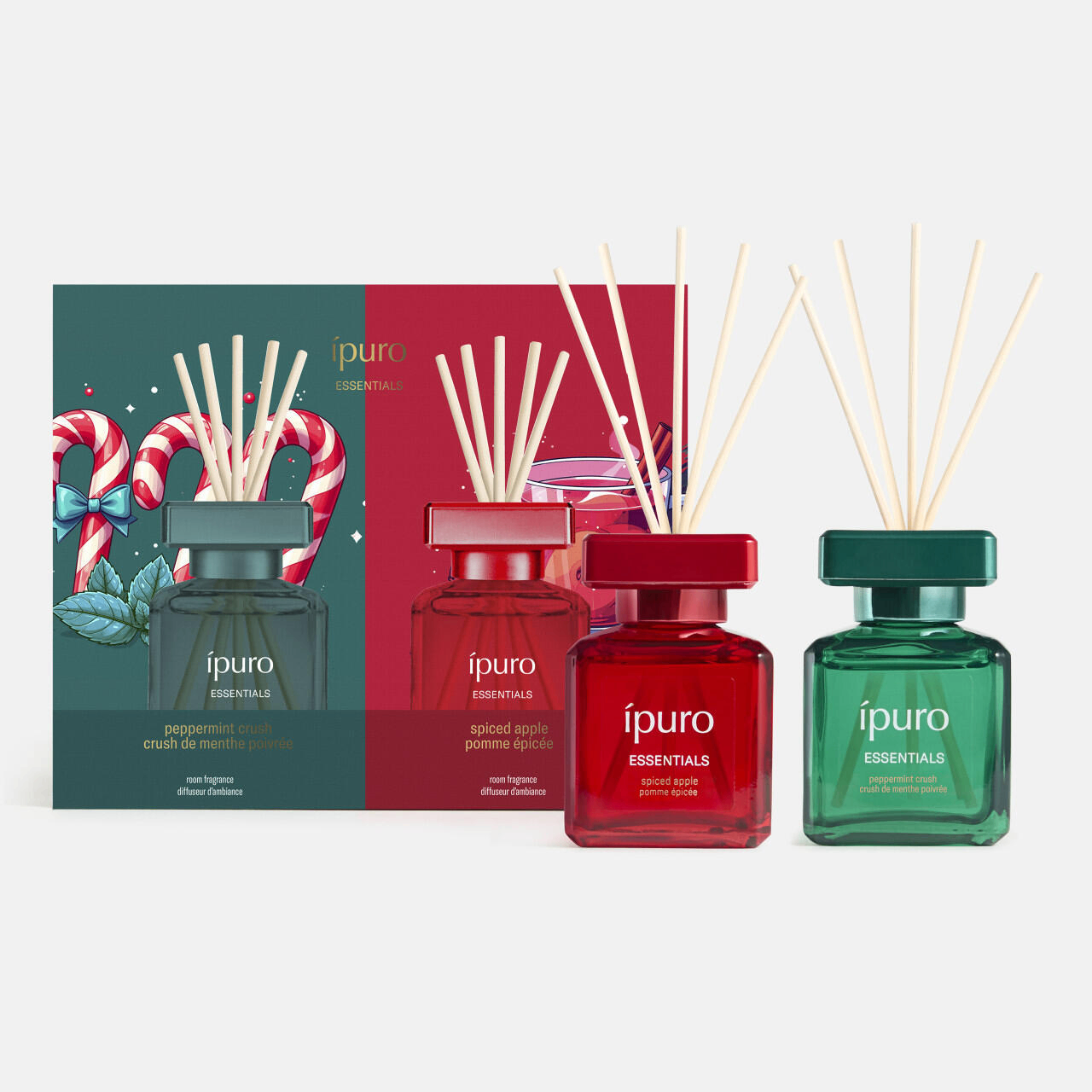Ipuro Diffuser Peppermint & Apple (2 x 50 ml)